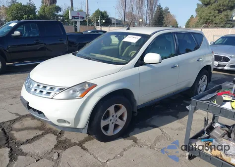 2005 Nissan Murano Sl z USA, uszkodzony, nr VIN JN8AZ08T95W308527